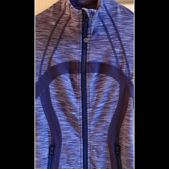 🍒 LULULEMON DEFINE Jacket SPACE DYE Royalty Blue sz 2 Wee Hero - Picture 2 of 3